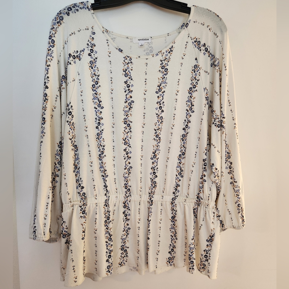 Flowery Peasant Top